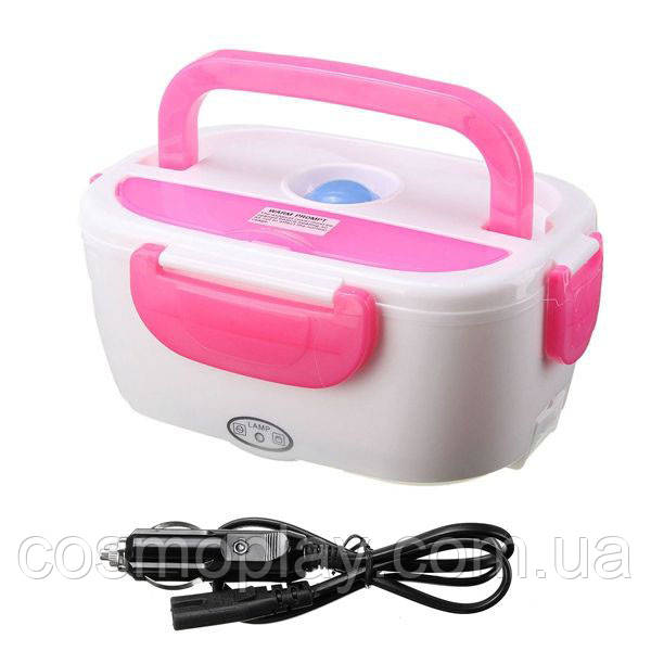 Ланч бокс электрический с подогревом Lunch Heater 220 V Pro. QM-653 Цвет: розовый - фото 1 - id-p1751229975