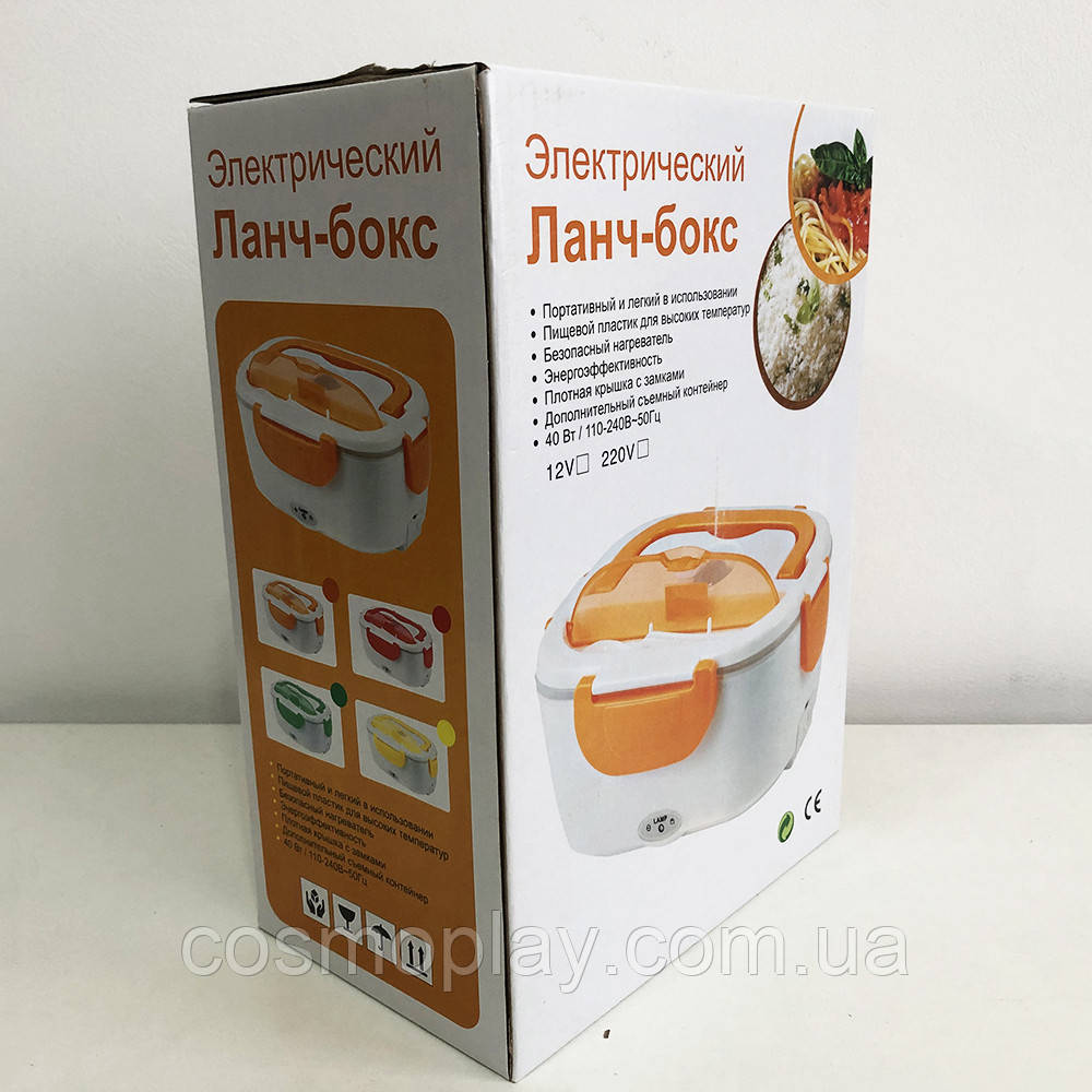 Ланч бокс электрический с подогревом Lunch Heater 220 V Pro. QM-653 Цвет: розовый - фото 9 - id-p1751229975