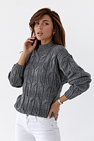 Жіночий светр 214 графіт