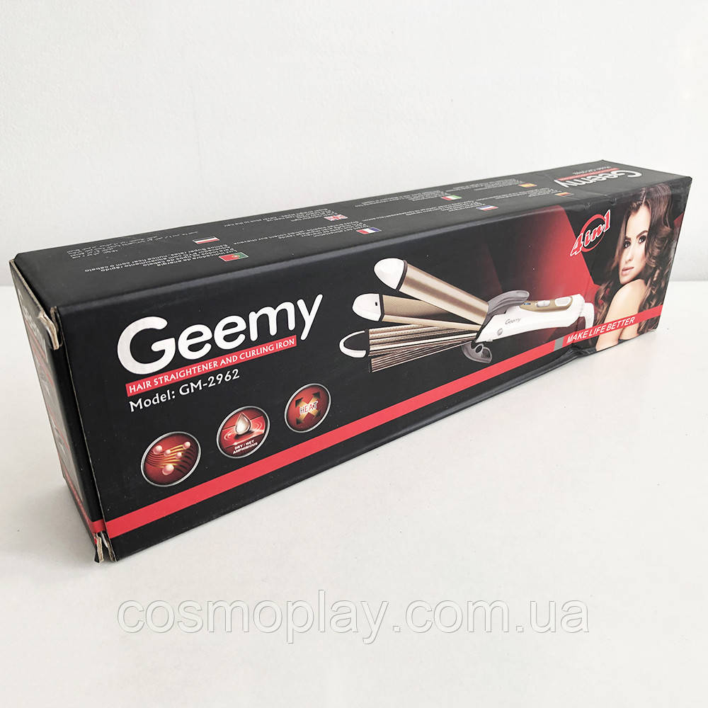 Выпрямитель для волос GEMEI GM-2962 LN-870 4в1 t200 - фото 5 - id-p1751230000
