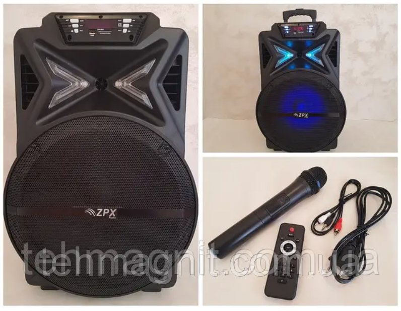 Колонка портативна з мікрофоном ZPX ZX 7780