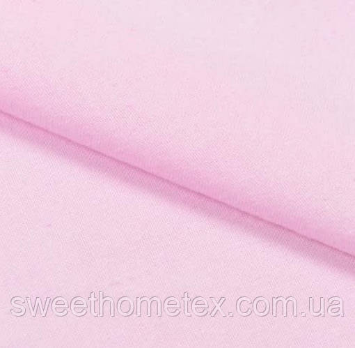Ткань фланель байковая однотонная гладкокрашенная розовая (ID ...