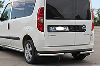 Задній захист бампера кути на Opel Combo 2002-2012