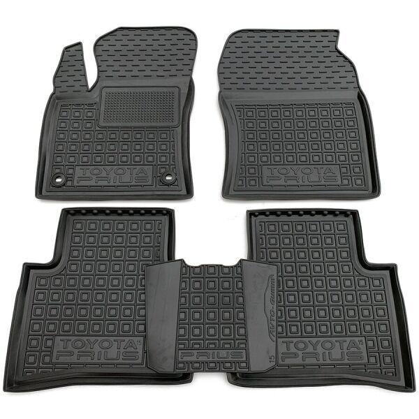 Гумові килимки в салон Toyota Prius 2015-, фото 1