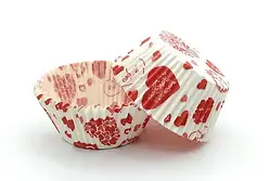 Паперова форма для кексу 50/30 З Днем Святого Валентина, 50шт