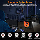 Портативна електростанція, зовнішній акумулятор, HAUSPROFI 60000mah 200W, фото 7