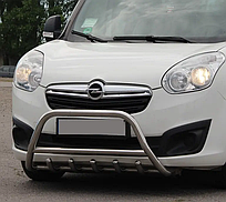 Кенгурятник WT003 (нерж.) Opel Combo 2012-2018