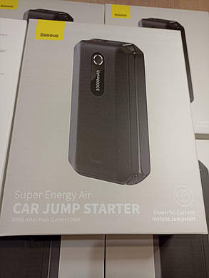 Пуско-зарядний пристрій Baseus Super Energy Air Car Jump Starter 10000mAh Бустер, фото 3