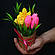 Букет веснянних квітів із мила ручної роботи, фото 5