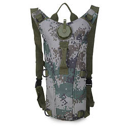 Рюкзак гідратор для води військовий - питна система на 2,5 літри (07 camouflage)