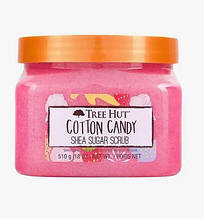 Цукровий скраб з олією ши Цукрова Вата Tree Hut Shea Sugar scrub Cotton Candy 510г
