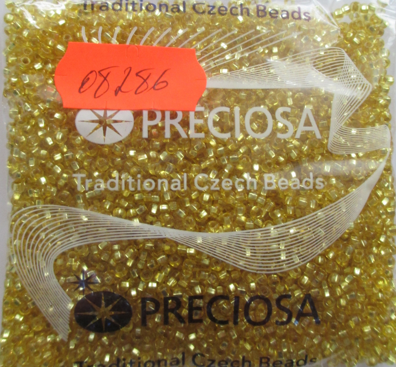 Бісер 10/0, №08286, колір - Золото (уп.50 грам)