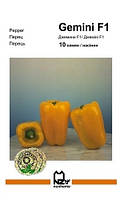 Семена перца Джемини F1,10 семян ранний (75 дн), кубовидно-удлинен, желтый, сладкий, Nunhems