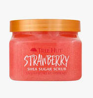 Цукровий скраб з олією ши Полуниця Tree Hut Shea Sugar scrub Strawberry 510 гр