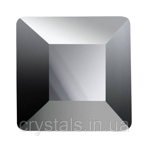 Стрази-квадрати Preciosa (Чехія) 4х4 мм Jet Hematite
