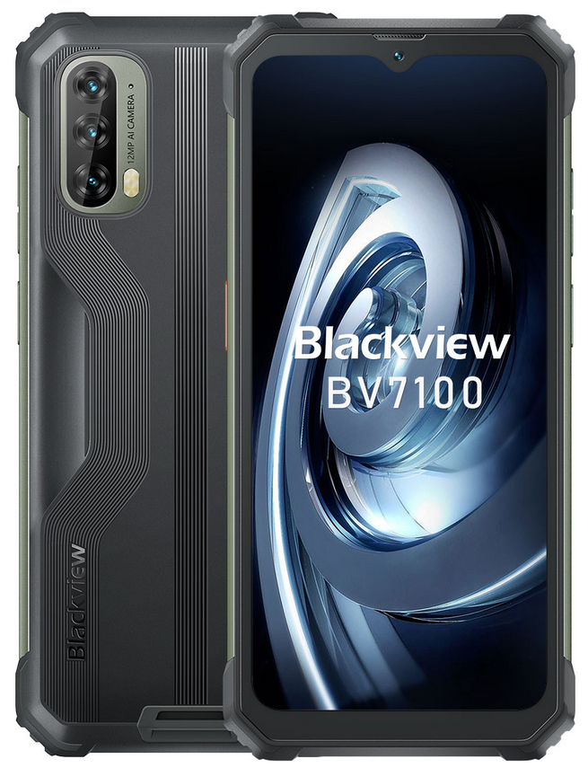 Blackview BV7100 6.583" 6GB RAM 128GB ROM 13000мАч 12MP 4G IP68 IP69K NFC Android12 Black