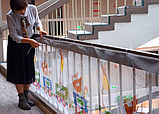 Захисна сітка від дітей на сходи, балкон 300*78 см., фото 7