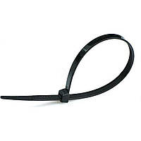 Кабельна стяжка 4 х200 чорна (100 шт) S9024
