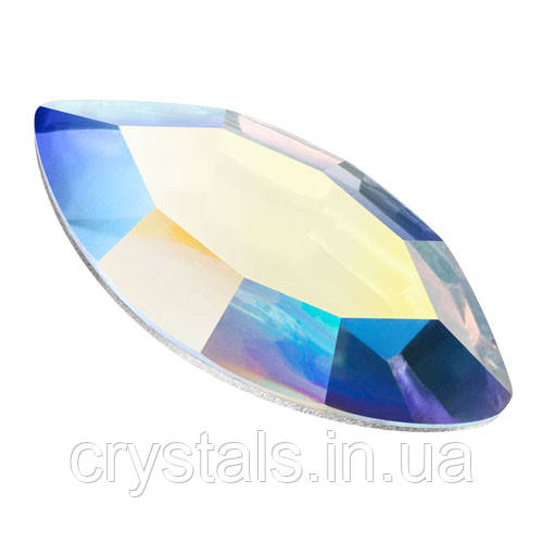 Стрази-човники Preciosa (Чехія) 8х4 мм Crystal AB, фото 1