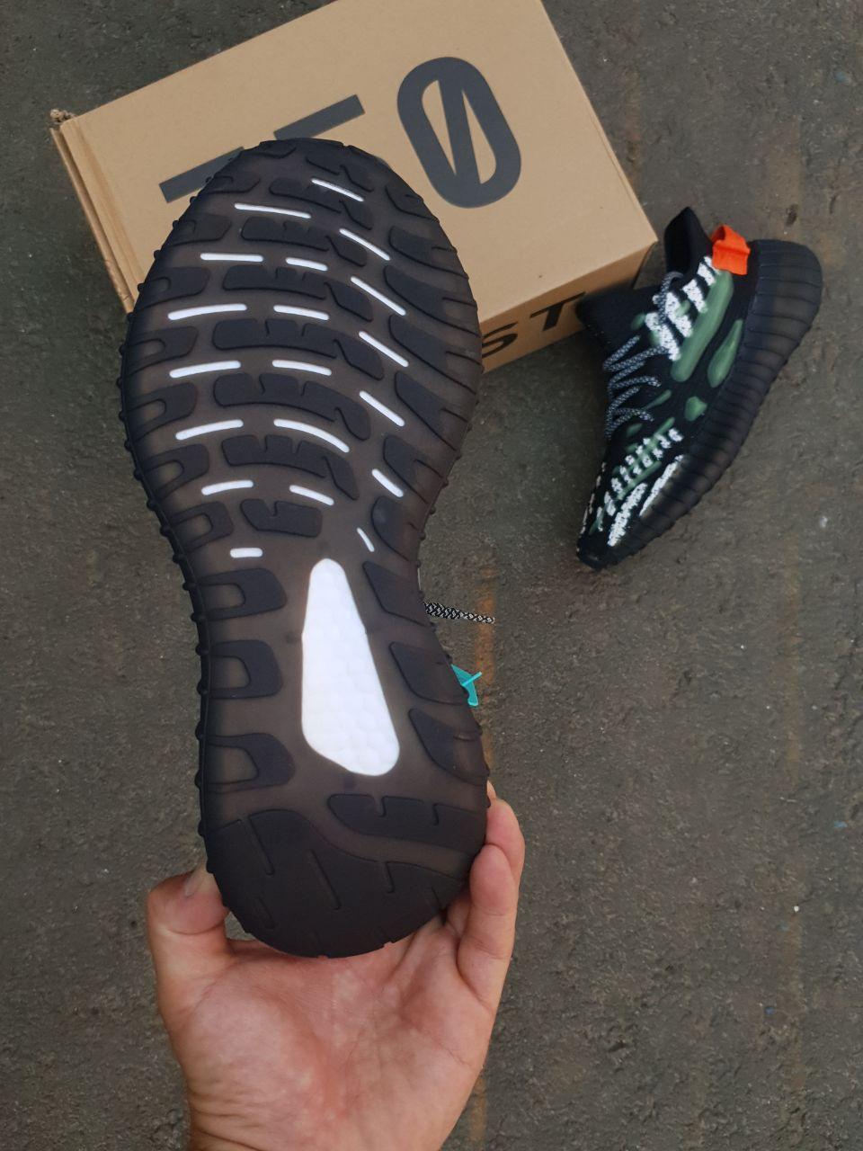 Yeezy green orange hotsell