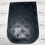 Клапан для міні сумочки 12*18. "Лілії". Колір Темно-синій, фото 2