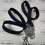 Ручка для міні сумочки 1,5 *130. Колір Темно-синій, фото 2