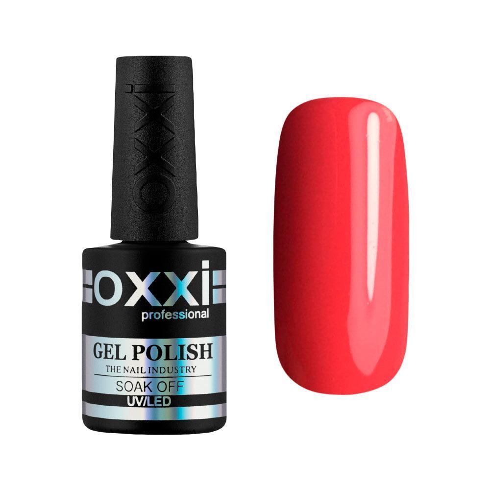 Гель-лак №007 (червоно-кораловий, емаль) Oxxi, 10 мл, фото 1
