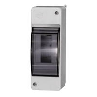 Бокс КМПн 2/2 на 2 мод. прозр. кришка навісна 140х53х83 IP30