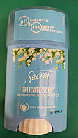 Secret Секрет Деликат дезодорант антиперспирант кремовый защитный.