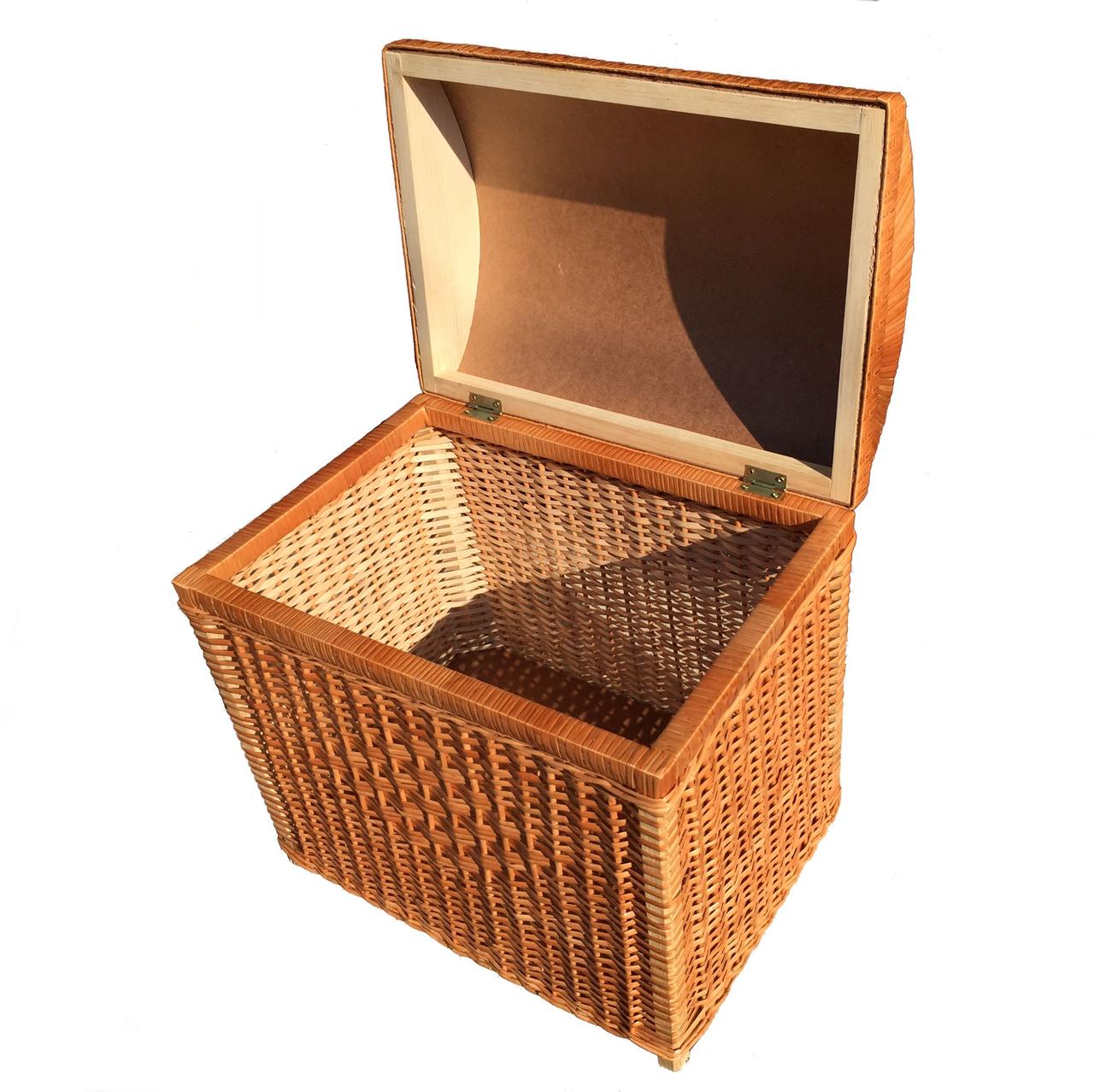 Ящик з лози, кошик для білизни або іграшок "Скриня" (в49/62-61х45) Арт.951.1 н