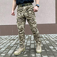 Штаны тактические мужские брюки карго армейские военные пиксель
