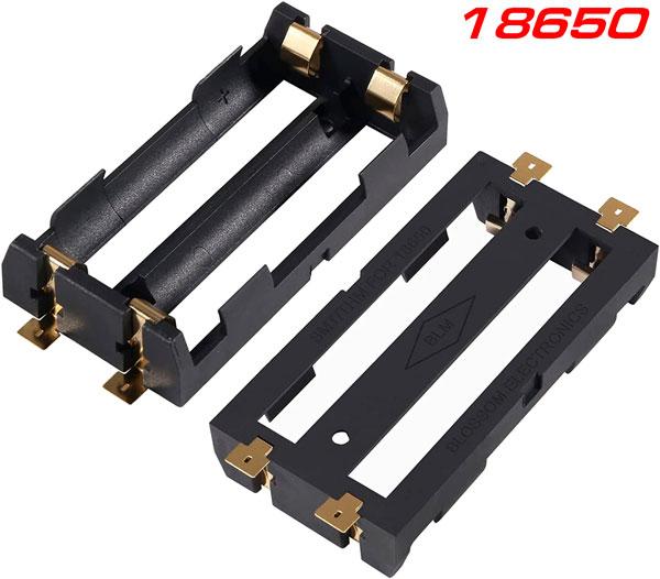 Тримач 2 х 18650 SMD, holder 2 x 18650 SMD