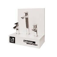 Підставка "міні" для 3-х змішувачів Lidz (3 умив.), (комплект)