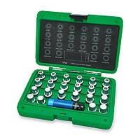 Набір головок для демонтажу секретних болтів VW 23ед TOPTUL JGAI2302 ORG