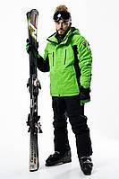 Мужской лыжный костюм FREEVER 21681-6921 салатовый
