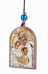 Автомобльна іконка Святе Сімейство 4х5,5см в машину на шнурочку