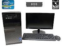 Комплект ПК: Dell/Core i5 4 ядра 3.3GHz/8GB DDR3/500GB HDD/HD Graphics 2000+Монитор Samsung 18.5"