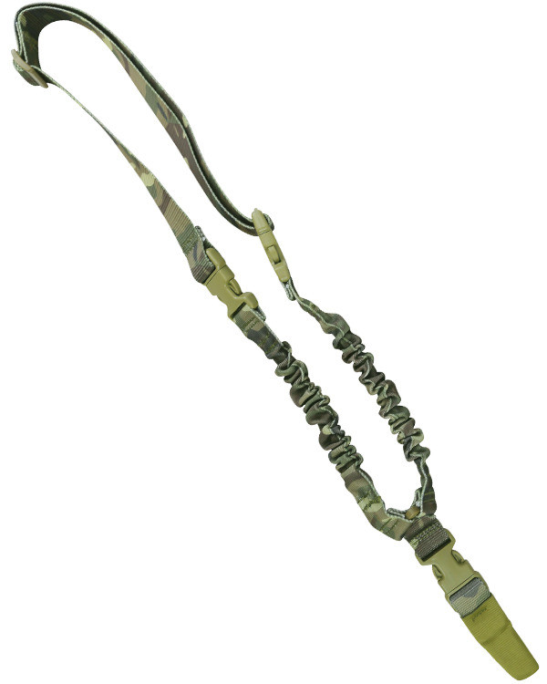 Ремінь для зброї/одноточковий KOMBAT UK Single Point Bungee Sling, мультікам