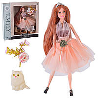 Кукла Emily QJ103 с аксессуарами, р-р куклы - 29 см, в кор. 35*6.5*34 см TZP190