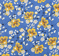 Ткань фланель байка цветы халатная для сорочек пижам
