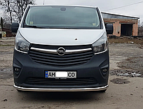 Кенгурятник одинарний вус на Opel Vivaro 2015-2019