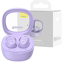 Беспроводные наушники Baseus Bowie WM02 TWS BT5.3 wireless headphones Purple (NGTW180005) Оригинал!
