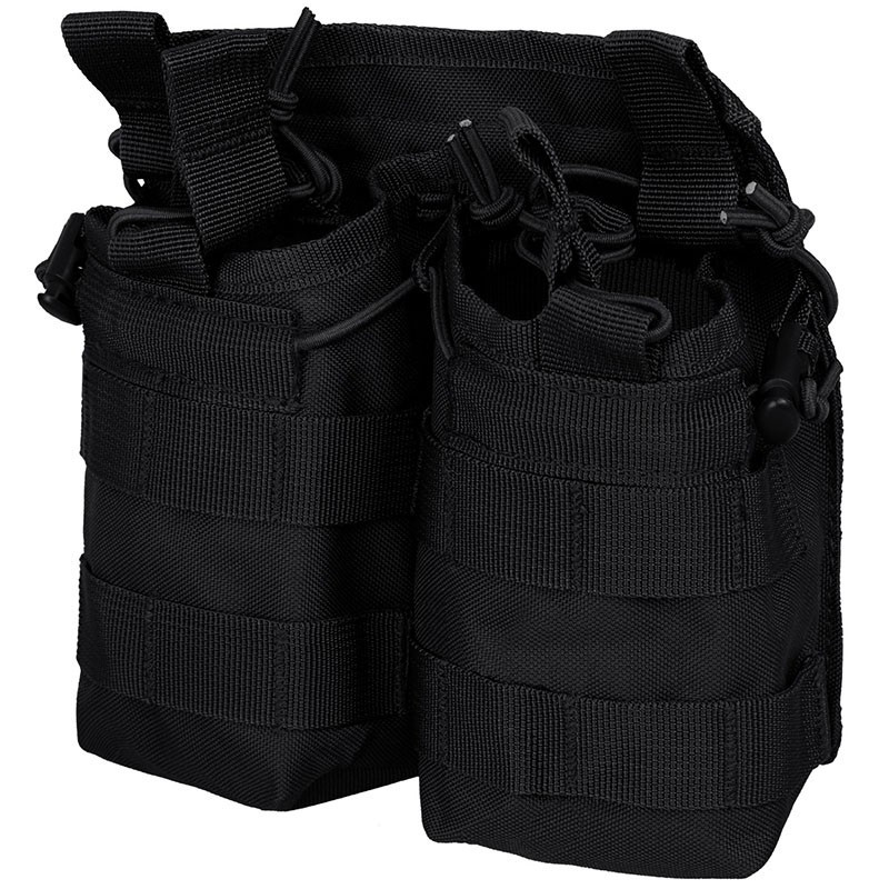 Підсумок для магазину подвійний універсальний MIL-TEC Double Black 13497002
