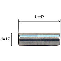 Палец поршня, 17мм, поршневой палец, новые оригинальные запчасти на квадроцикл skymoto FORCE-260, TORNADO-260,