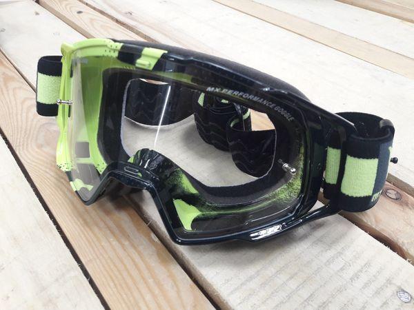 Мотоочки MT Goggles Mx Evo Stripes Black/Fluo Yellow - фото 2 - id-p1751424069