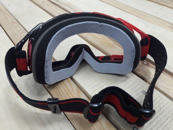 Мотоочки MT Goggles Mx Evo Stripes Black/Red - фото 3 - id-p1751424110