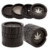 Гріндер металевий Amsterdam Black Grinder 4part d:63mm