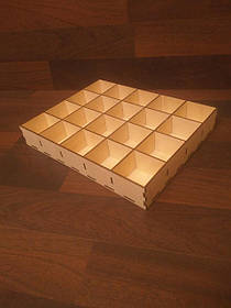 Лоток для прикрас 20 секцій 300х374х58мм