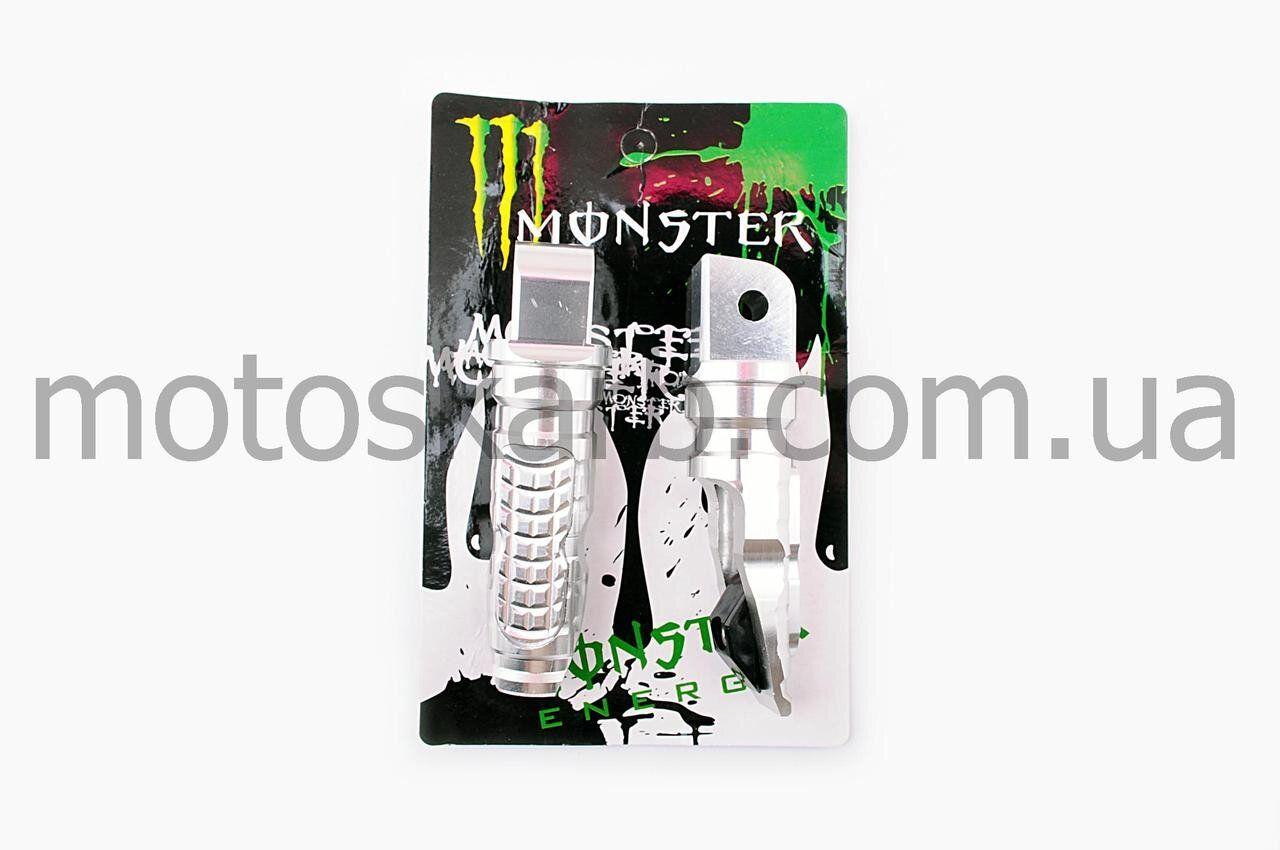 Подножки пассажира Monster Silver - фото 1 - id-p1751425456