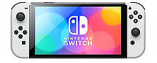 Портативна ігрова приставка Nintendo Switch OLED with White Joy-Con (045496453435), фото 4